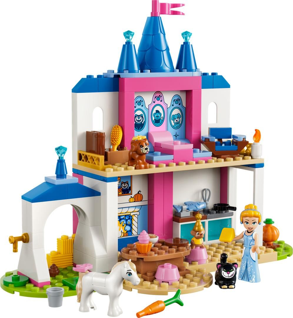 LEGO 43283 Cinderella Animal Friends Castle