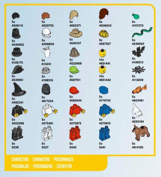 LEGO 5003226 StoryStarter Character Replacement Pack