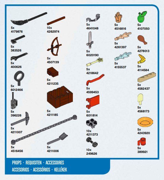 LEGO 5003227 StoryStarter Props Replacement Pack