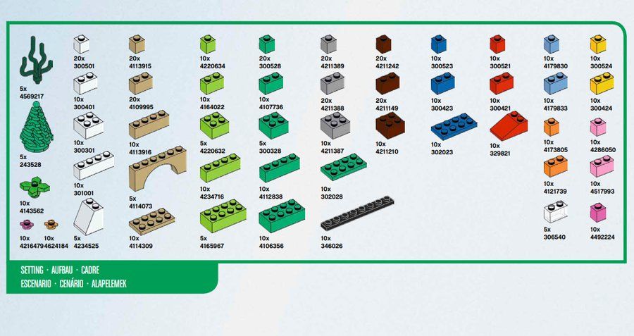 LEGO 5003229 StoryStarter Settings Replacement Pack