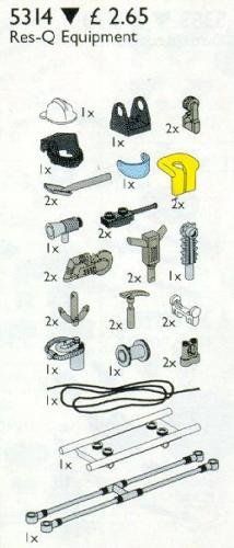 LEGO 5314 RES-Q Equipment (Tools)