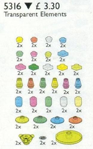 LEGO 5316 Transparent Elements