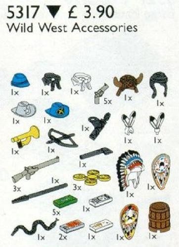 LEGO 5317 Wild West Accessories