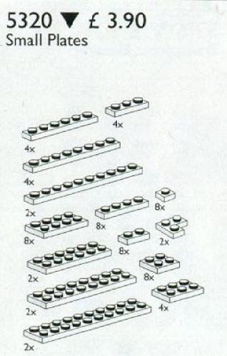 LEGO 5320 Plates, Small