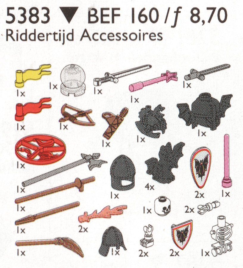 LEGO 5383 Castle Accessories