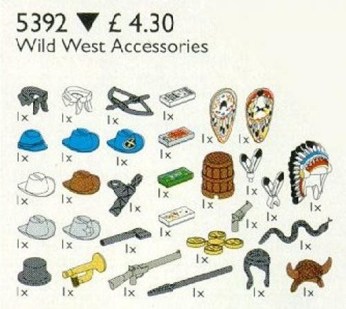 LEGO 5392 Wild West Accessories