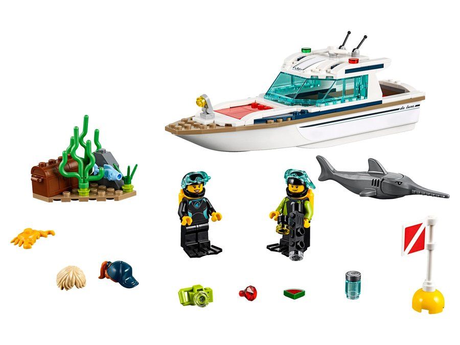 LEGO 60221 Le Yacht de plongée