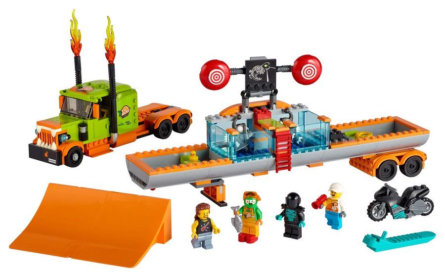 LEGO 60294 Le Camion de Spectacle des cascadeurs