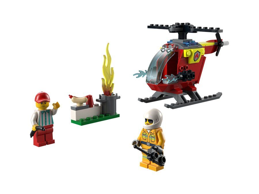 LEGO 60318 L’Hélicoptère des Pompiers