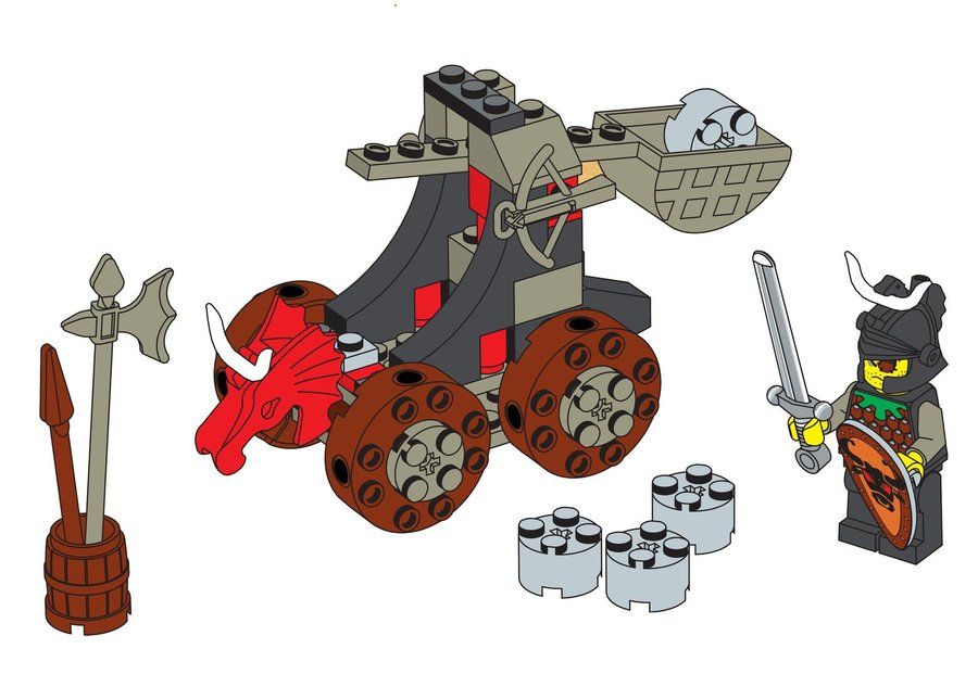 LEGO 6032 Catapult Crusher