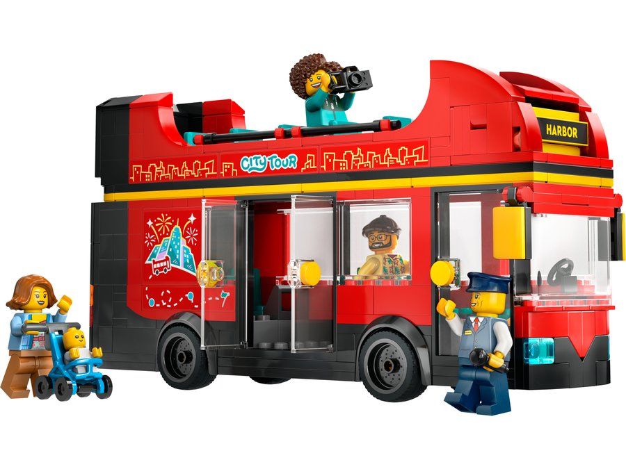 LEGO 60407 Red Double-Decker Sightseeing Bus