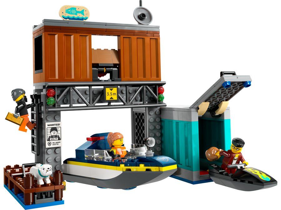 LEGO 60417 Police Speedboat and Crooks' Hideout