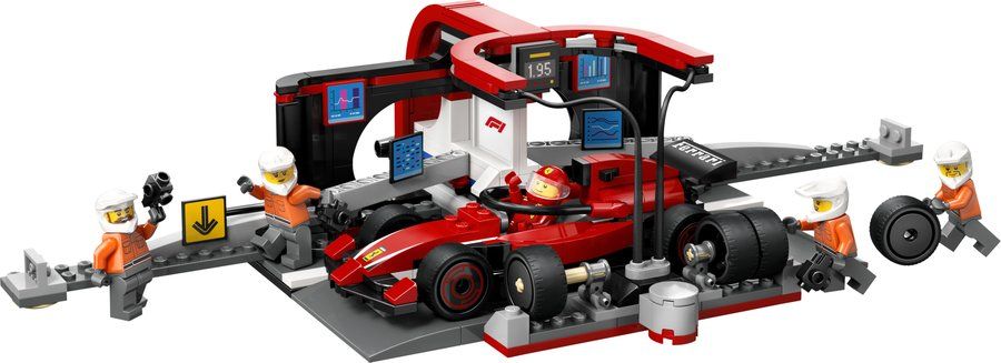 LEGO 60443 Arrêt au stand de F1 avec voiture Ferrari