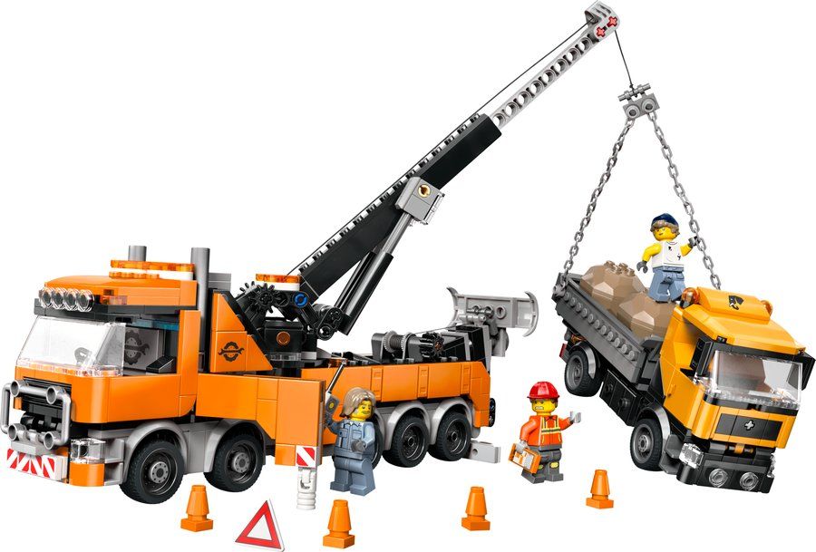 LEGO 60467 Heavy-Duty Recovery Tow Truck with Crane