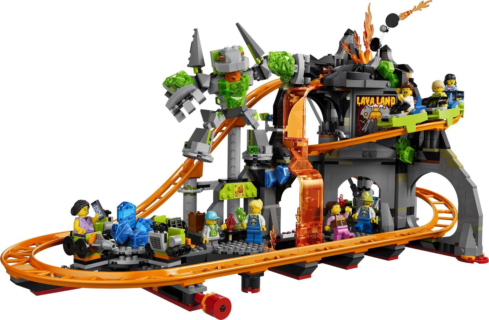 LEGO 60501 Lava Land Roller Coaster Park