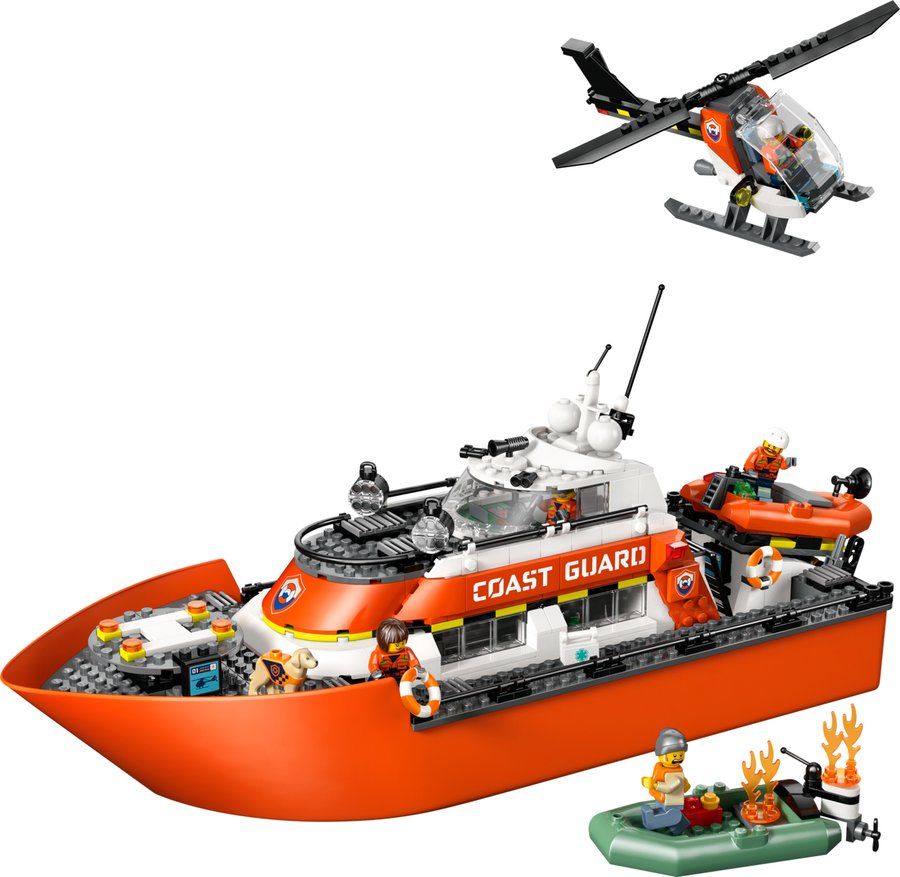 LEGO 60504 Coast Guard Rescue Boat & Helicopter