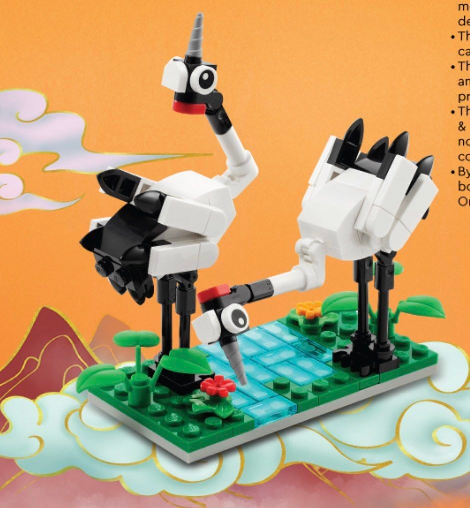 LEGO 6486168 Red-Crowned Crane