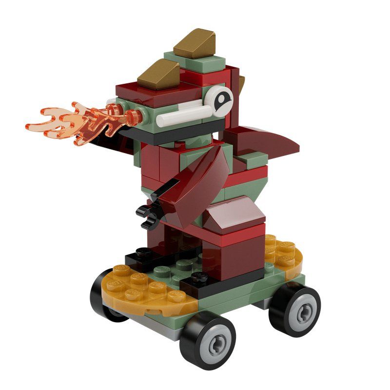 LEGO 6644870 Dragon on Skateboard