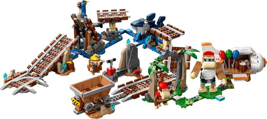 LEGO 71425 Diddy Kong's Mine Cart Ride Expansion Set