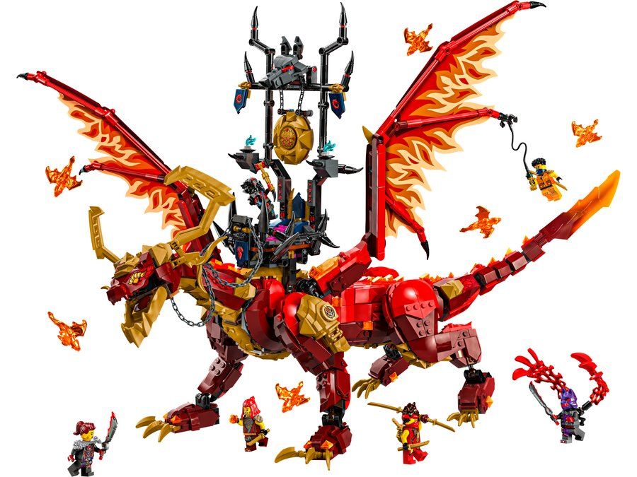 LEGO 71822 Le Dragon Source du Mouvement