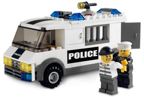 LEGO 7245 Prisoner Transport, Black Logo