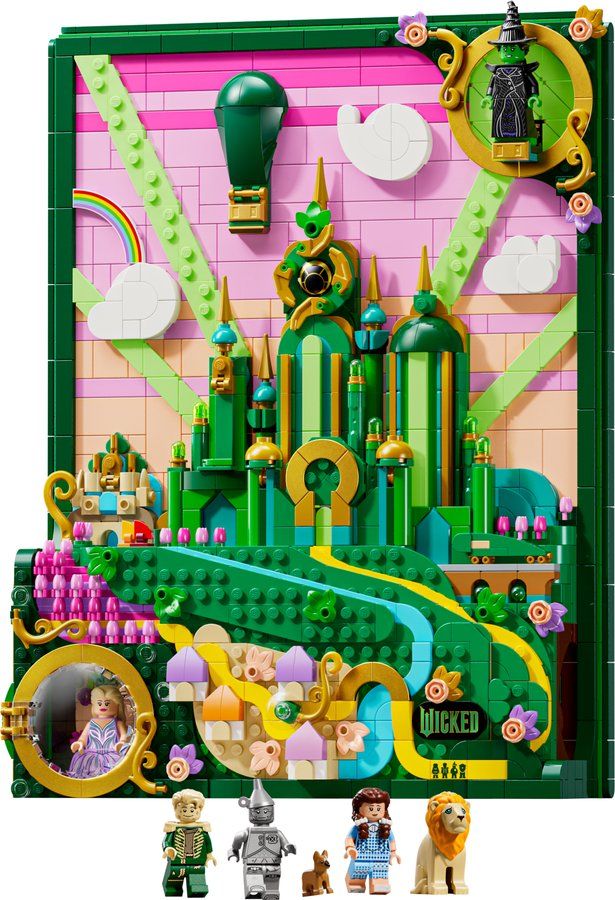 LEGO 75685 Emerald City Wall Art