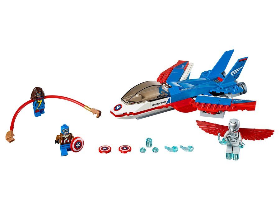 LEGO 76076 Captain America Jet Pursuit