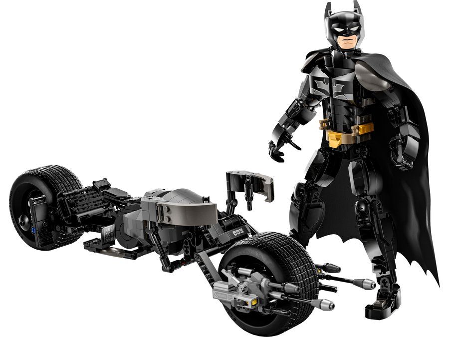 LEGO 76273 La Figurine de Batman à Construire et la Moto Bat-Pod