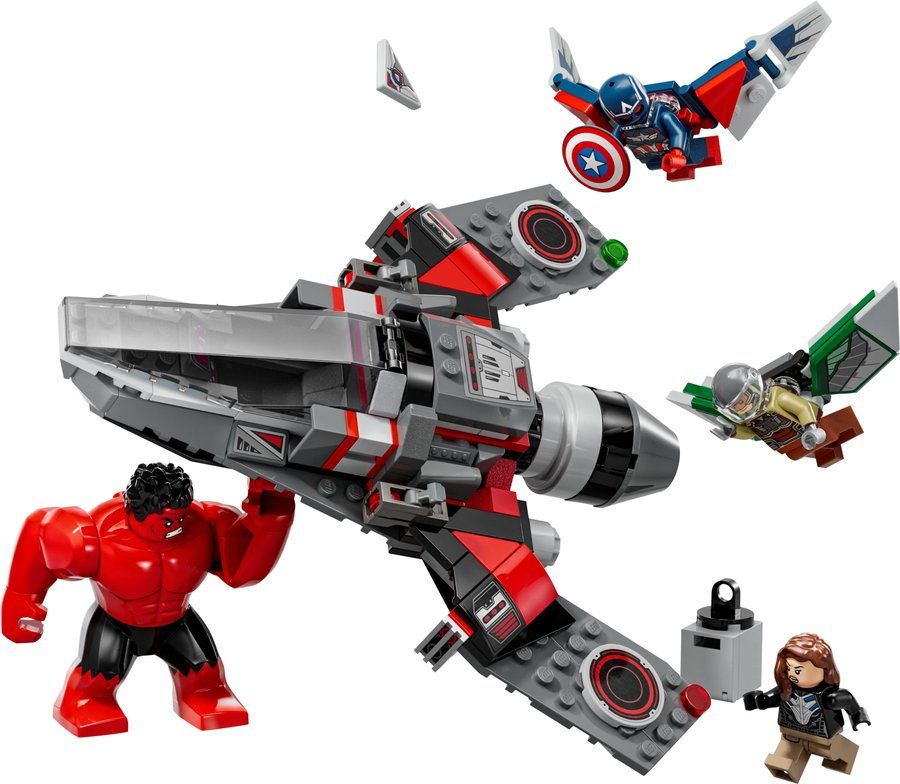 LEGO 76292 Captain America vs. Red Hulk Battle