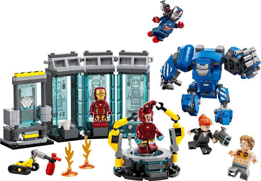 LEGO 76315 Iron Man's Laboratory: Hall of Armor
