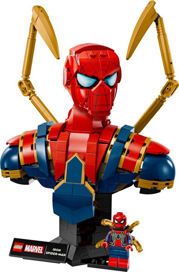 LEGO 76326 Iron Spider-Man Bust