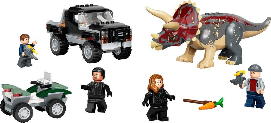LEGO 76950 Triceratops Pickup Truck Ambush