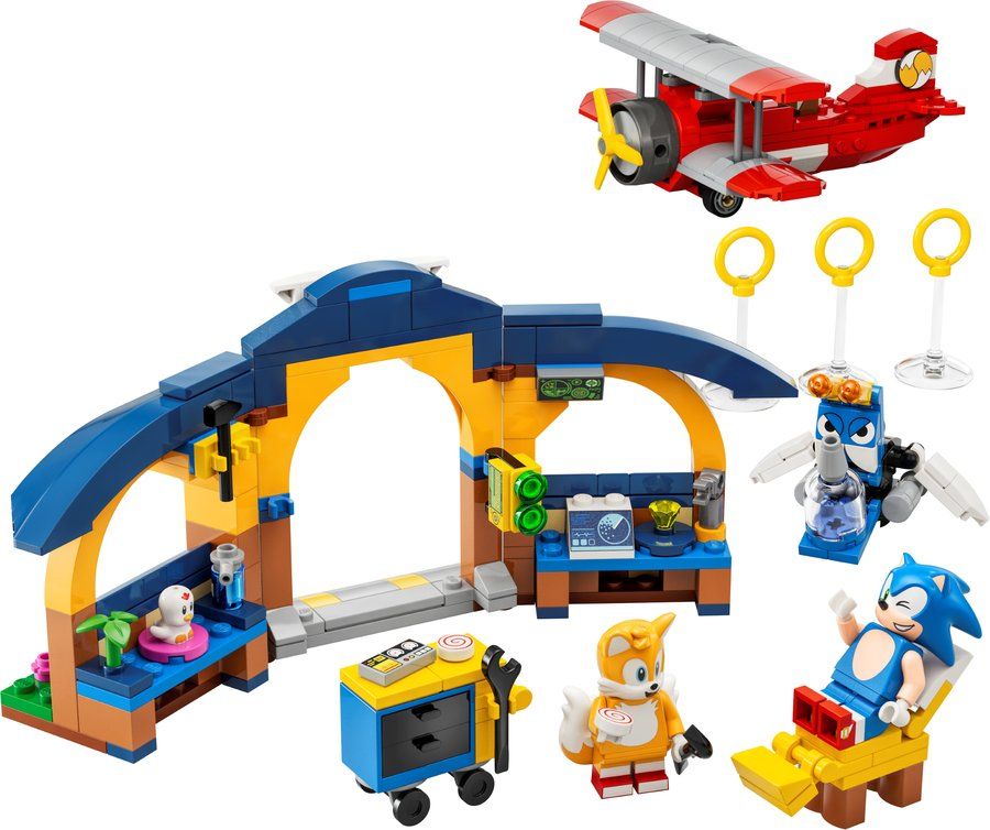 LEGO 76991 Tails' Workshop and Tornado Plane