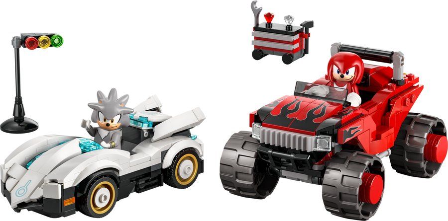 LEGO 77118 La Voiture de Silver contre le Monster Truck de Knuckles