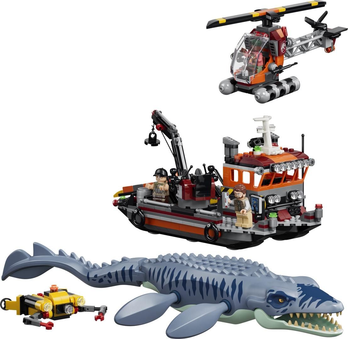 LEGO 77983 Mosasaurus Dinosaur Boat Attack
