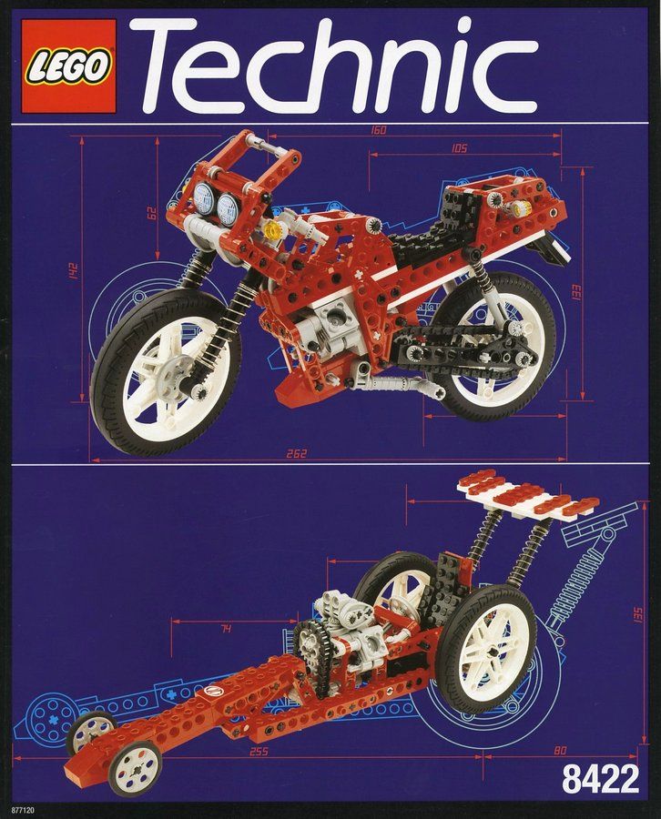 LEGO 8422 Circuit Shock Racer / V-Twin Super Bike