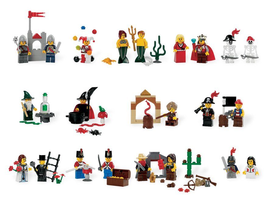 LEGO 9349 Fairytale and Historic Minifigures