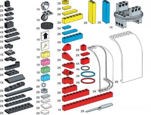 LEGO 970098 Special Elements for Control Lab Set