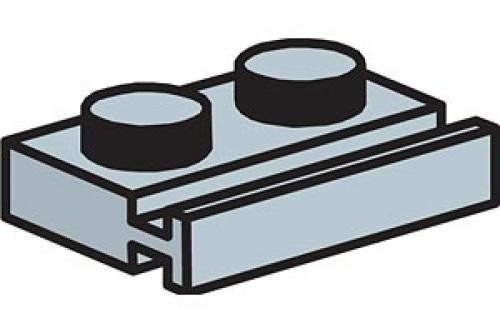 LEGO 970600 1 x 2 Plate with Slides (Pack of 100)