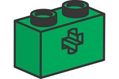 LEGO 970631 Bricks with Cross (axle) Holes (Pack of 50)