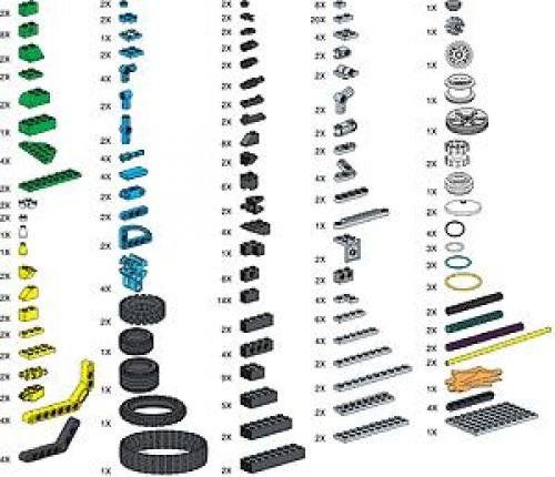 LEGO 970670 Special Elements for Team Challenge Set
