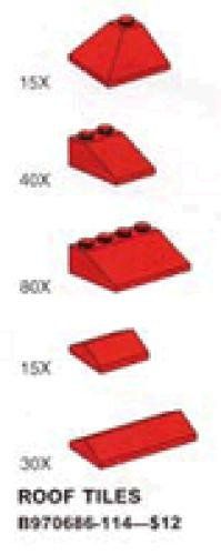 LEGO 970686 Roof Tiles
